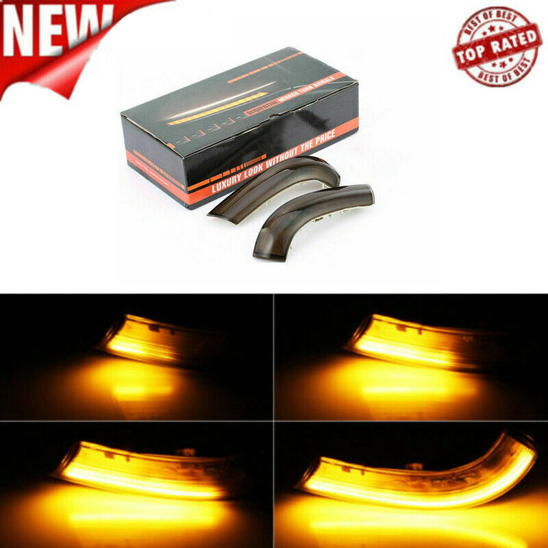 Left&Right Side Wing Mirror Indicator Turn Signal Light For VW MK5 Golf Passat