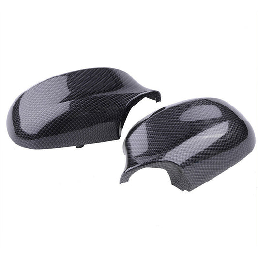 Carbon Fiber Look Mirror Cover Cap For BMW 3 Series E90 E91 E92 E93 2008-2012 UK