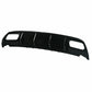 MERCEDES A CLASS W176 AMG A45 LOOK REAR DIFFUSER TAILPIPES GLOSS BLACK 2012-2018