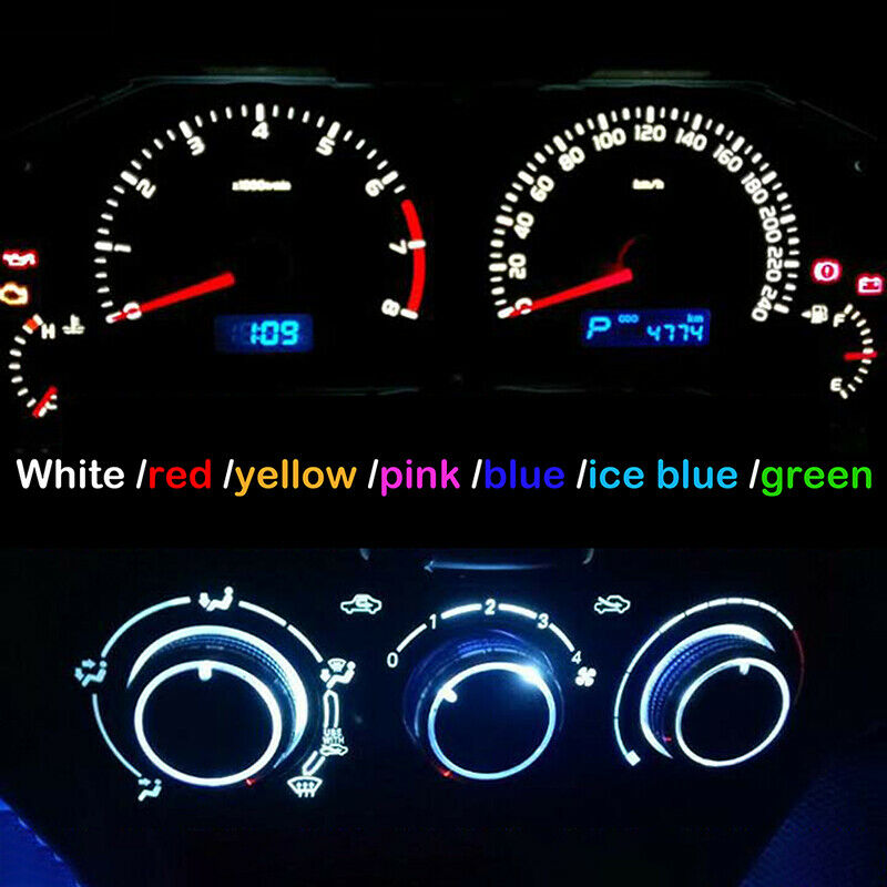 10PCS T3/T4.2/T4.7 Wedge LED Dashboard Lamp Panel Bulb Car Instrument Light UK