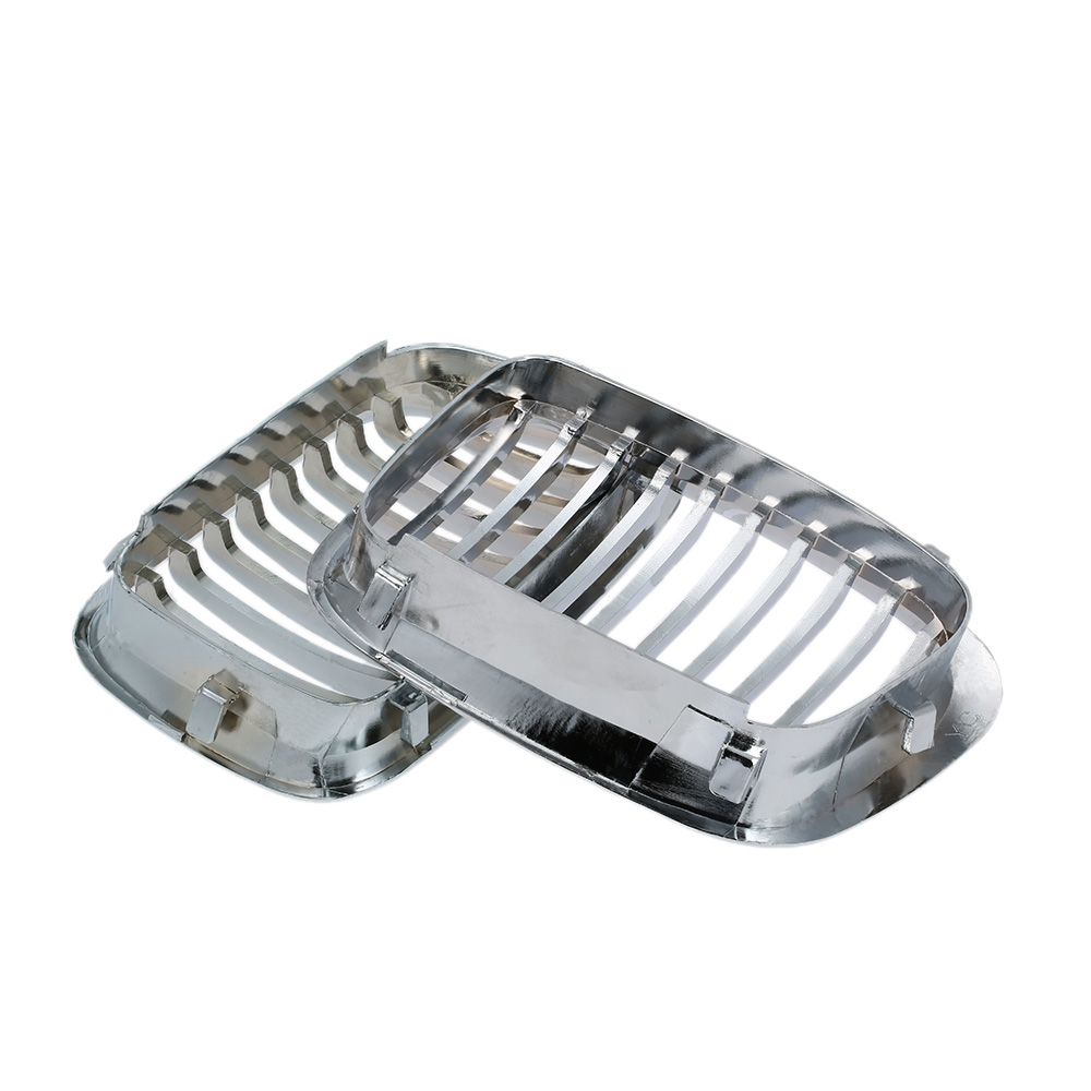 2pcs Chrome Car Grill Grille For BMW E46 4dr 3'Series Pre-facelift Sedan 98-01