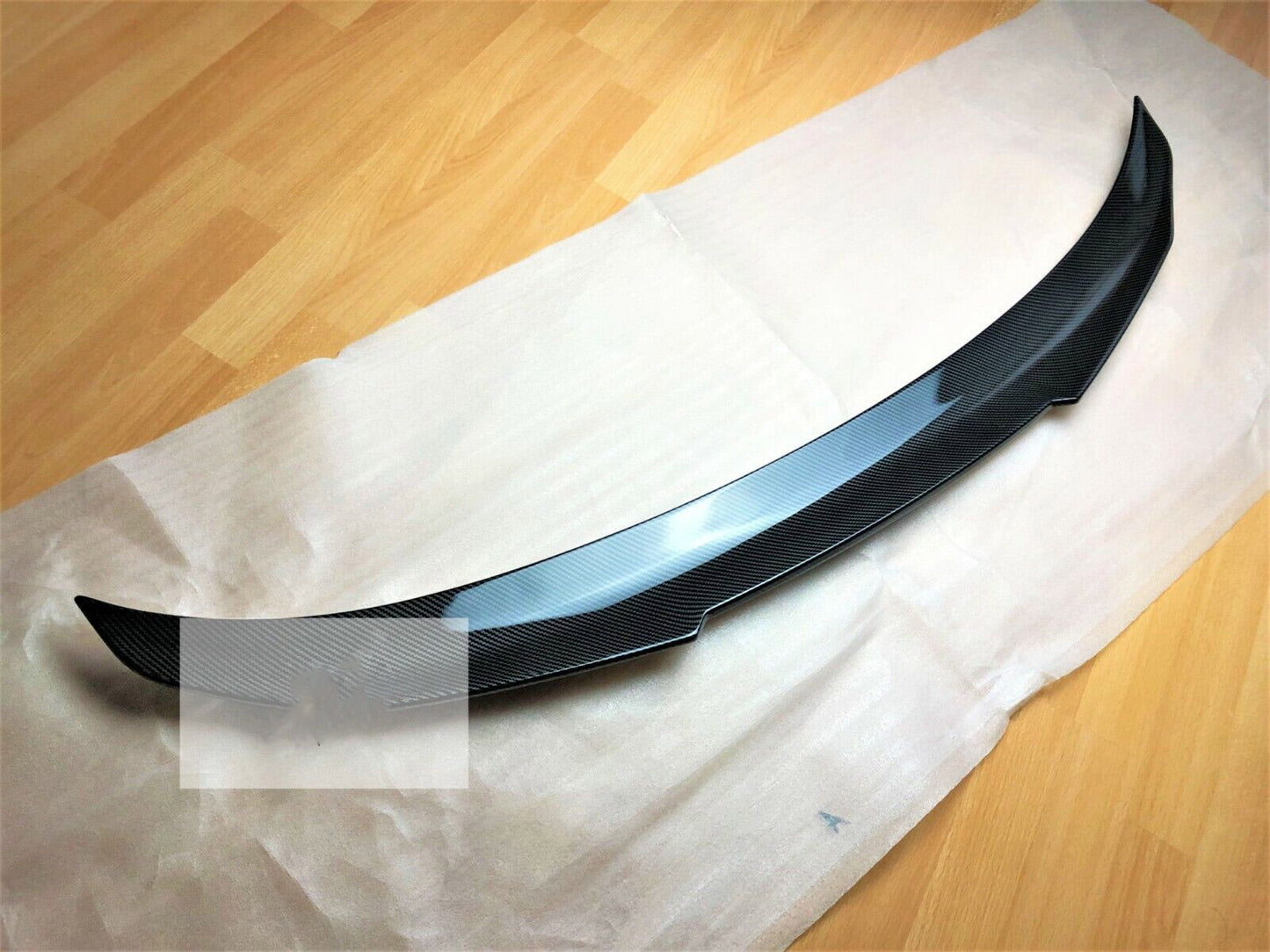 BMW M Sport 3 Series E90 Carbon Fibre High Kick PSM Ducktail Spoiler 2004 to 2012