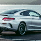 MERCEDES C CLASS A205 C205 COUPE AMG C63 STYLE REAR DIFFUSER FACELIFT 2019+