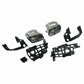 MERCEDES AMG W117 C117 CLA45 GLOSS BLACK REAR DIFFUSER QUAD EXHAUST TAILPIPES