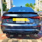 Audi RS3 Look A3 S3 RS3 8Y Saloon Gloss Black M4 Style Boot Lip Spoiler 2020 plus