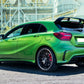 MERCEDES A CLASS W176 AMG A45 LOOK REAR DIFFUSER TAILPIPES GLOSS BLACK 2012-2018