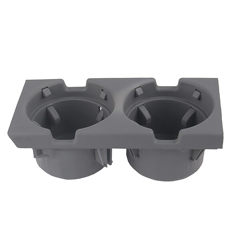 Center Console Drink Cup Holder Storage For BMW E46 325 328 330 1999-06 Grey