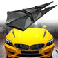 Car Door Hood Stickers Black JDM Side Air Intake Flow Vent Cover Universal UK AH