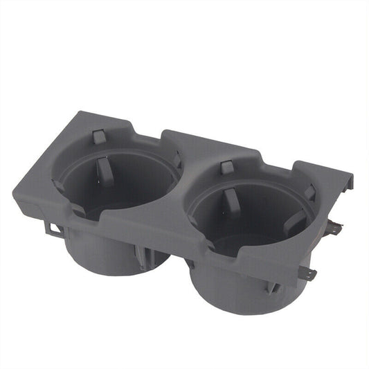 Center Console Drink Cup Holder Storage For BMW E46 325 328 330 1999-06 Grey