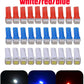 10x T5 286 LED Dashboard Gauge 5050 Car Speedo Instrument Light Bulbs 12V 0.4W