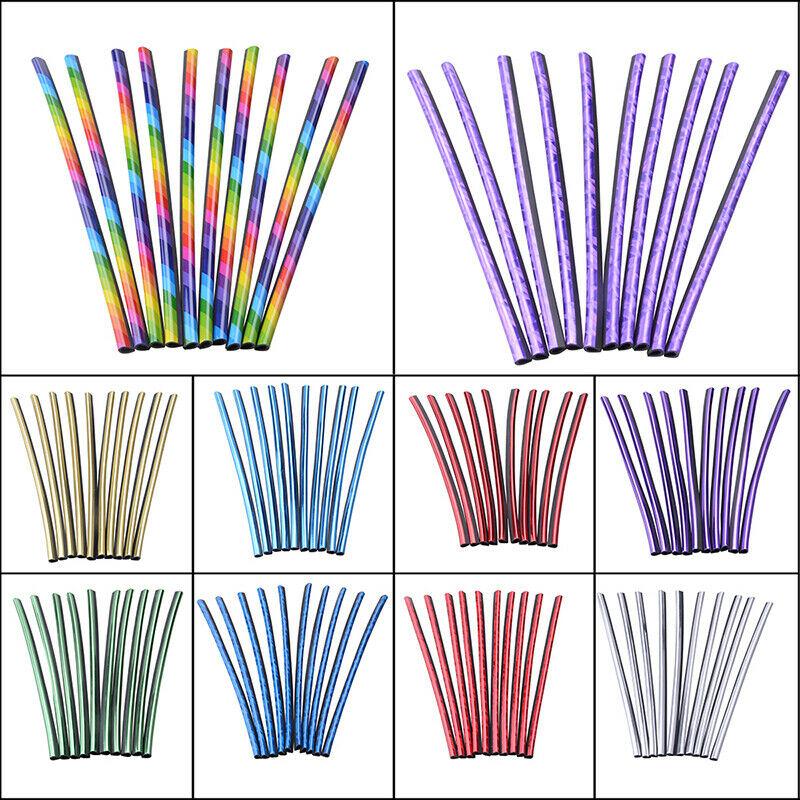 10x Car Accessories Purple Air Conditioner Air Outlet Decoration Strip Cover