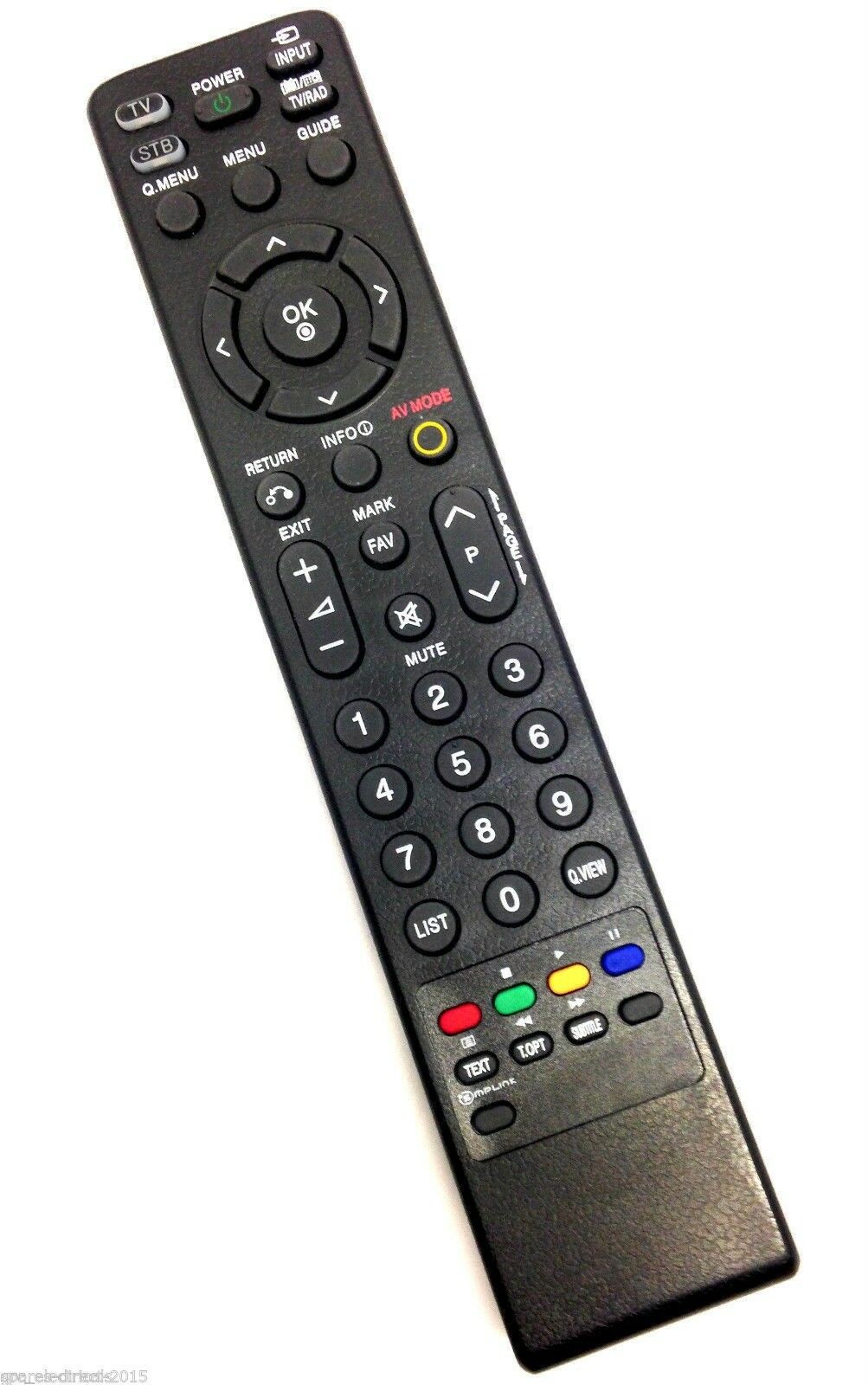 Replacement Remote Control for LG TV Model - 42LG5020-ZB