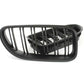 BMW F12 F13 F06 & M6 2dr & GC matte black kidney grille grilles double spoke