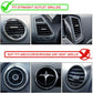 10x Car Accessories Purple Air Conditioner Air Outlet Decoration Strip Cover