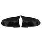 Pair Rearview Glossy Black Wing Mirror Cover Cap For BMW 1 Series F20 F21 F23
