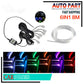 6PCS 8M RGB LED Car Interior Atmosphere Light EL Neon Strip Lamp APP Control UK