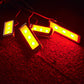 Car Red Door Bowl Handle LED Ambient Atmosphere Light Interior Accessories Lamp