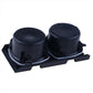 For BMW Front Center Console Drink Cup Holder Black E46 3 Series 51168217953