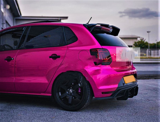 VW Polo MK5 6R 6C GTI R Carbon Fibre Boot Spoiler 2009-2017