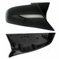 Pair Rearview Glossy Black Wing Mirror Cover Cap For BMW 1 Series F20 F21 F23