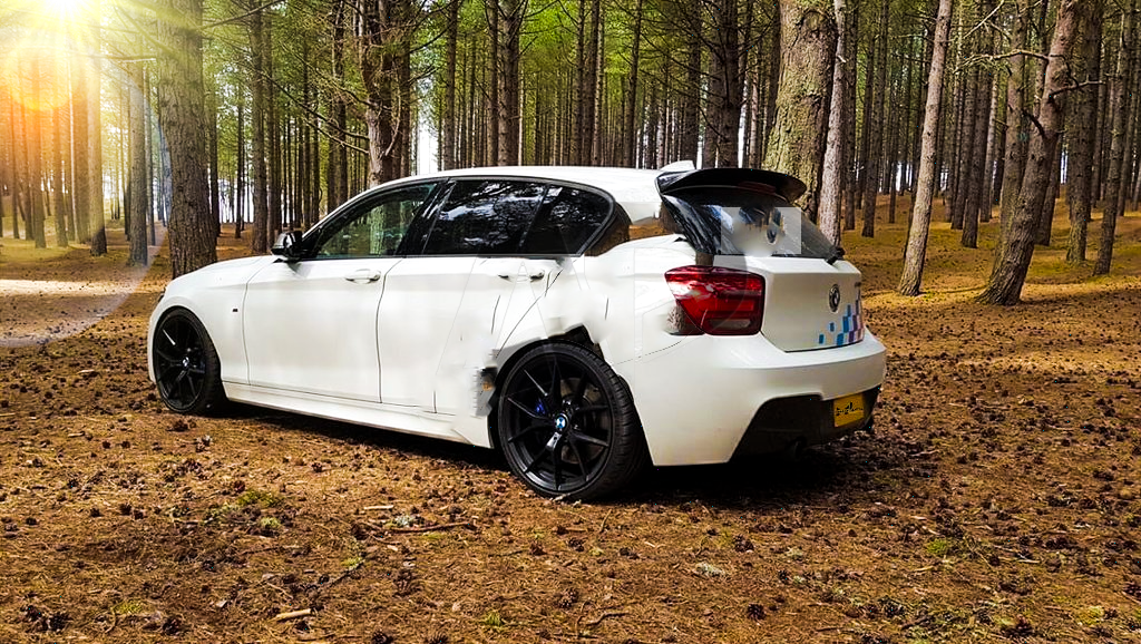 BMW PRE-LCI F20 F21 1 Series M135i M140i Carbon Fibre Spoiler M Sport 2011-15