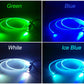 6PCS 8M RGB LED Car Interior Atmosphere Light EL Neon Strip Lamp APP Control UK