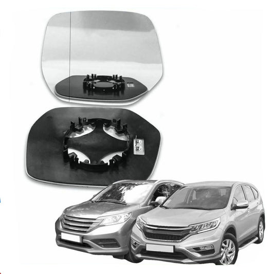 For Honda CR-V Left side wing mirror glass 2012-2018 (62+ reg) wide angle heated
