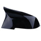 Pair Rearview Glossy Black Wing Mirror Cover Cap For BMW 1 Series F20 F21 F23