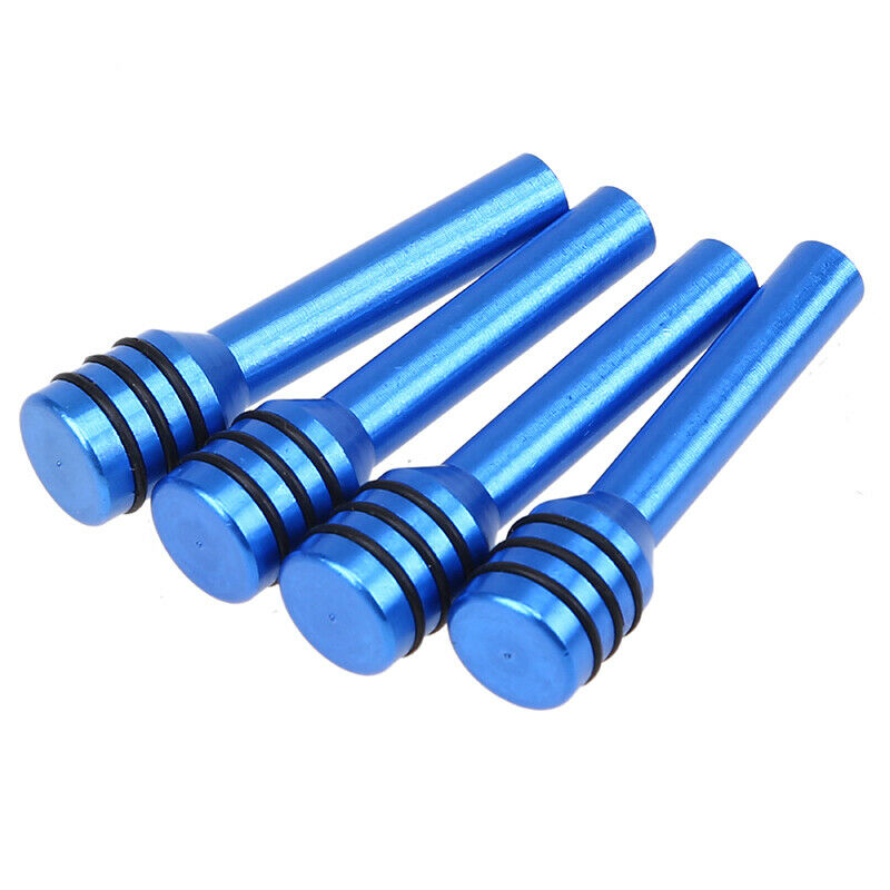 4Pcs Blue Alloy Truck Car Interior Door Locking Lock Knob Pull Pins Accessories