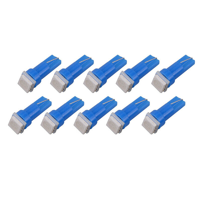 10x T5 286 LED Dashboard Gauge 5050 Car Speedo Instrument Light Bulbs 12V 0.4W