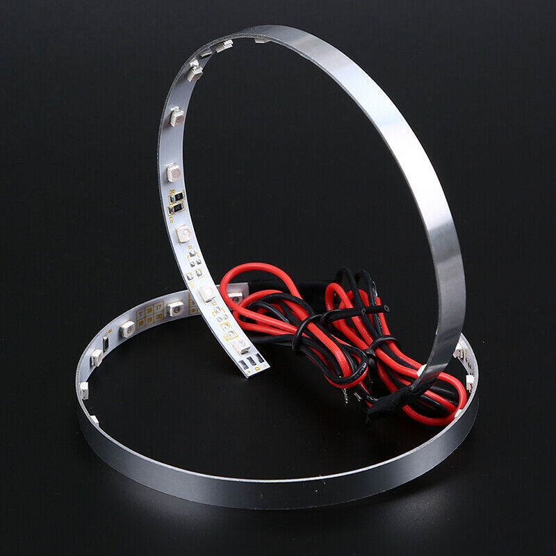 15LED Car Devil Eyes Demon Eye Light for 3" Headlight Projector Halo Ring Amber