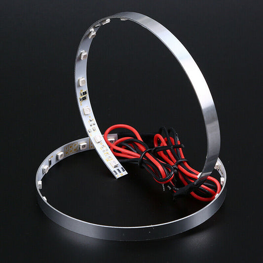 15LED Car Devil Eyes Demon Eye Light for 3" Headlight Projector Halo Ring Amber