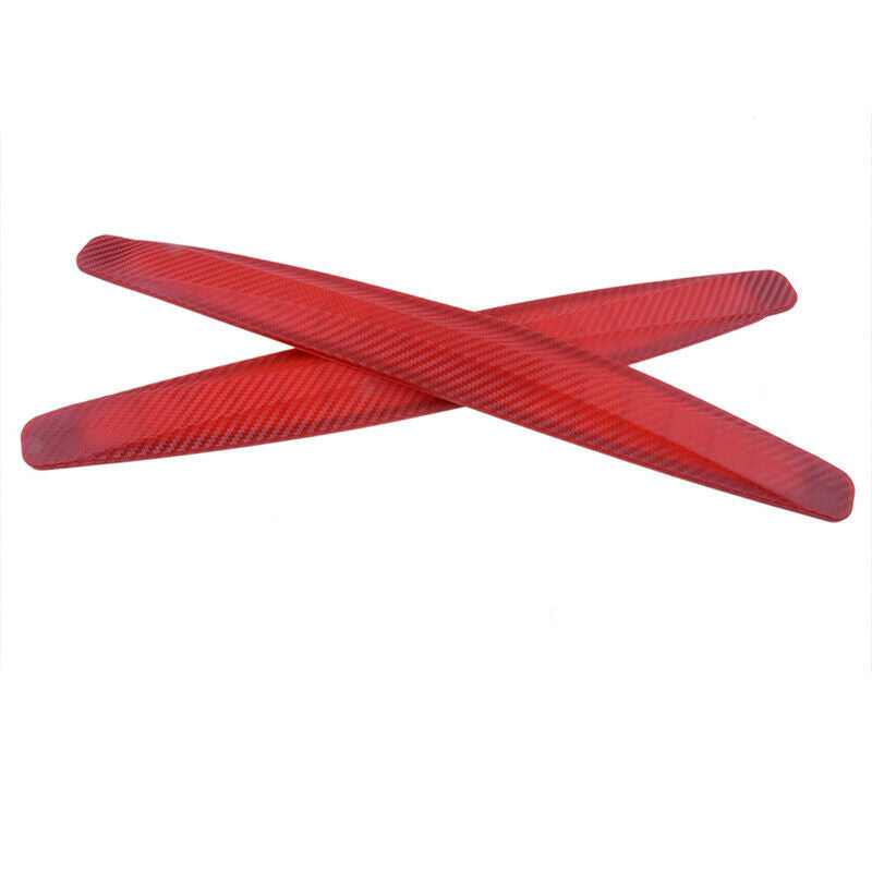2x Universal Car Auto Red Anti-rub Strip Bumper Body Corner Protector Guard