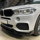BMW X5 F15 M PERFORMANCE FRONT SPLITTER SPOILER LIP KIT GLOSS BLACK 2013-2018