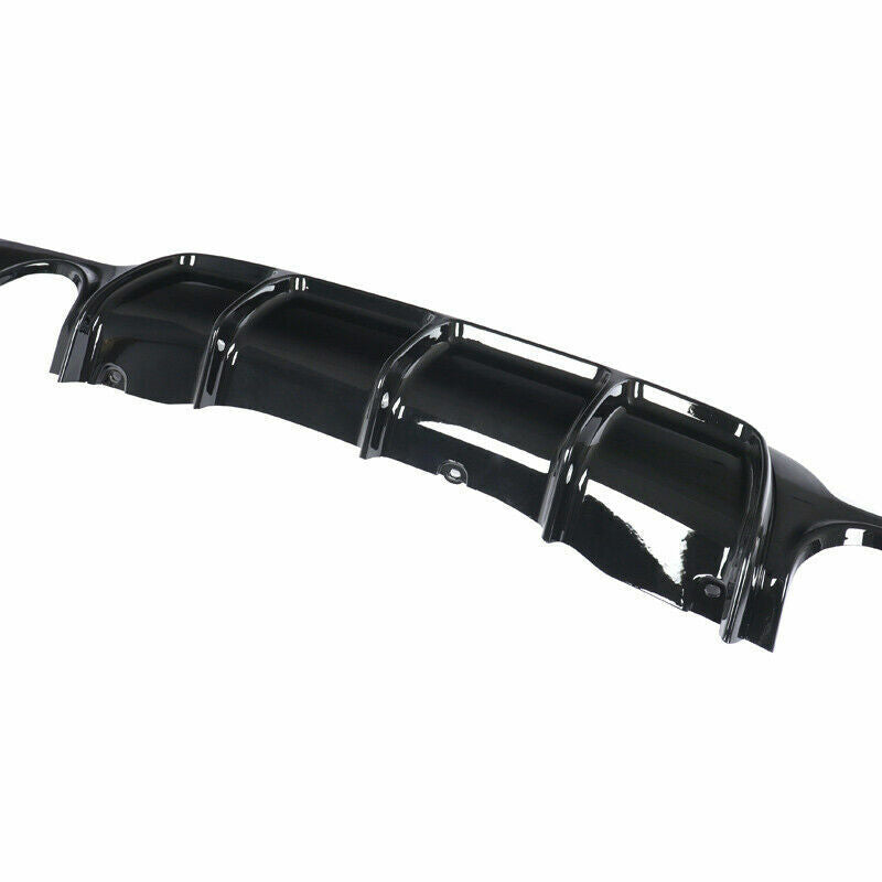 BMW F32 F33 F36 4 SERIES PERFORMANCE M SPORT REAR DIFFUSER GLOSS BLACK