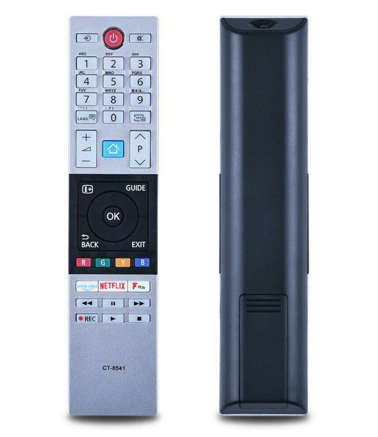 TOSHIBA CT-8541 TV REMOTE CONTROL REPLACEMENT NETFLIX + Amazon BUTTON SMART TV