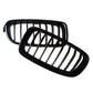 For BMW F30 F31 3Series Saloon 2012-2018 Gloss Black Front Kidney Grille Grill