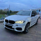 BMW X5 F15 M PERFORMANCE FRONT SPLITTER SPOILER LIP KIT GLOSS BLACK 2013-2018