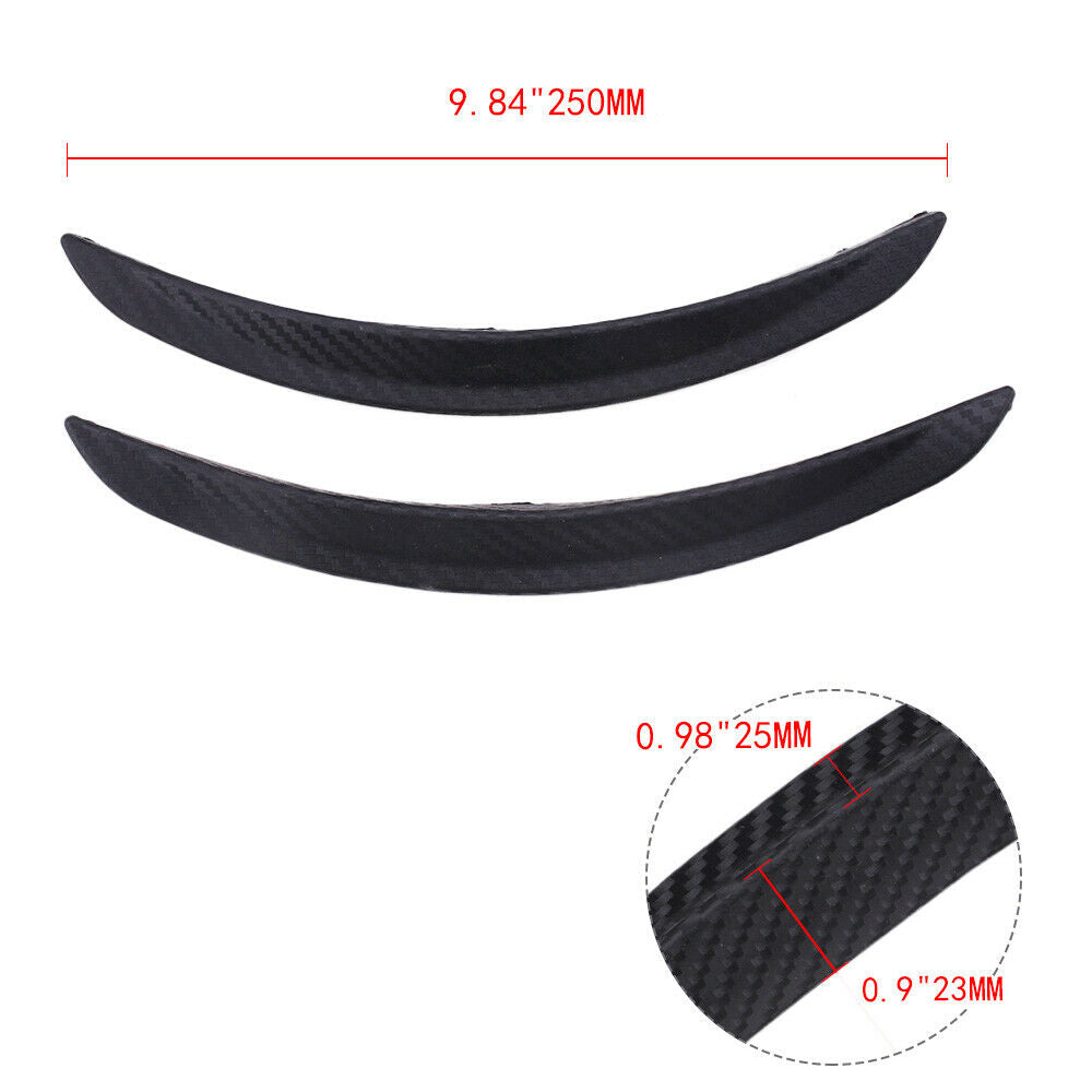 2pc Car Wheel Eyebrow Arch Facelift Trim Lips Protector Wheels 25cm Universal UK