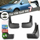 4pcs Front & Rear Mud Flaps For VW Golf Mk7 7 2013-2016 Splash Guards Mudguards