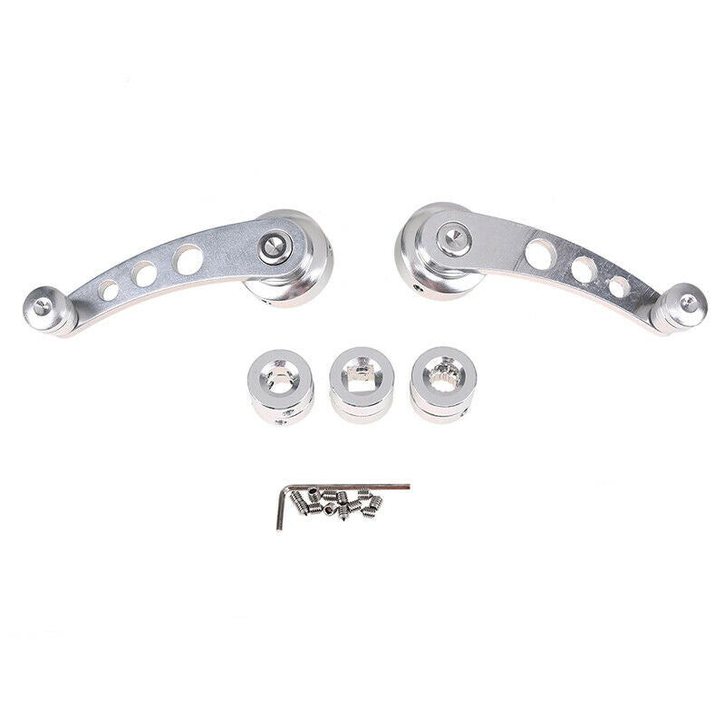 Chrome Universal Car Window Handle Winder Riser Replacement Winder Crank Riser