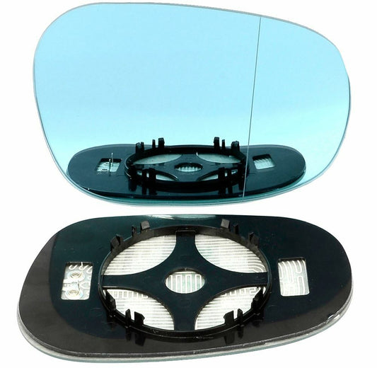Right Driver side mirror glass for BMW 1 Series 2009-2011 BLUE wide angle heated