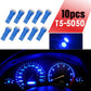 10x T5 286 LED Dashboard Gauge 5050 Car Speedo Instrument Light Bulbs 12V 0.4W