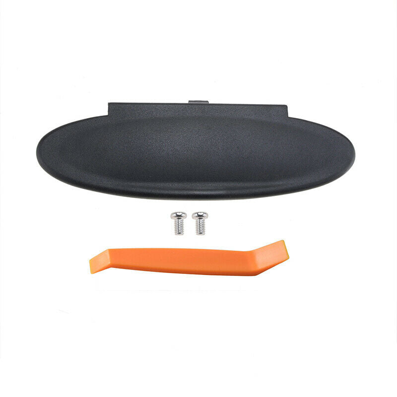 1pcs Sun Visor Mirror Cover Black For Porsche 911 996/997 Boxster Cayman 986/987