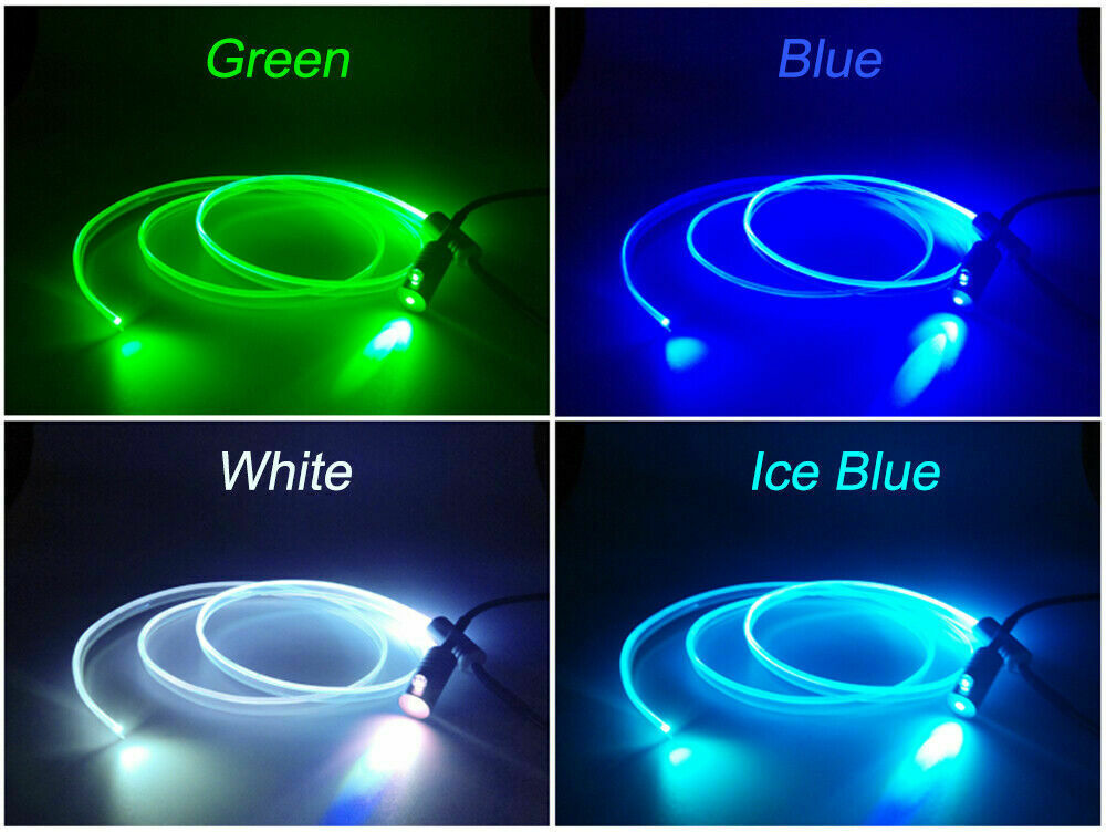 RGB LED Interior Strip Light Trim Car Ambient Atmosphere Lighting APP Control UK