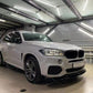 BMW X5 F15 M PERFORMANCE FRONT SPLITTER SPOILER LIP KIT GLOSS BLACK 2013-2018