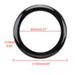 Rear Boot Badge Ring Cover For BMW 1 SERIES F20 F21 2011-2019 models Black AE