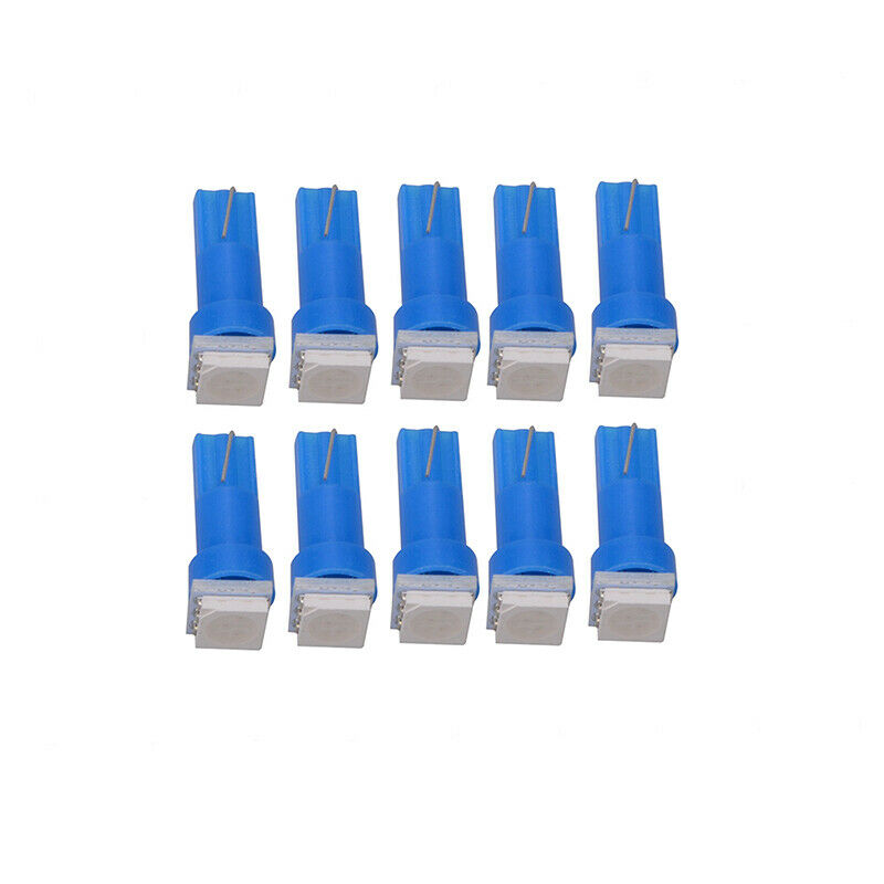 10x T5 286 LED Dashboard Gauge 5050 Car Speedo Instrument Light Bulbs 12V 0.4W