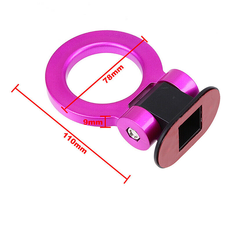Hook Ring Eye Towing Tow Car Trailer Sticker Arrow Rear Bumper Decor Front 2022H