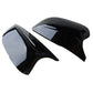 Gloss Black Door Side Mirror Cover Cap For 2014+ Infiniti Q50 Q60 QX30 Q70